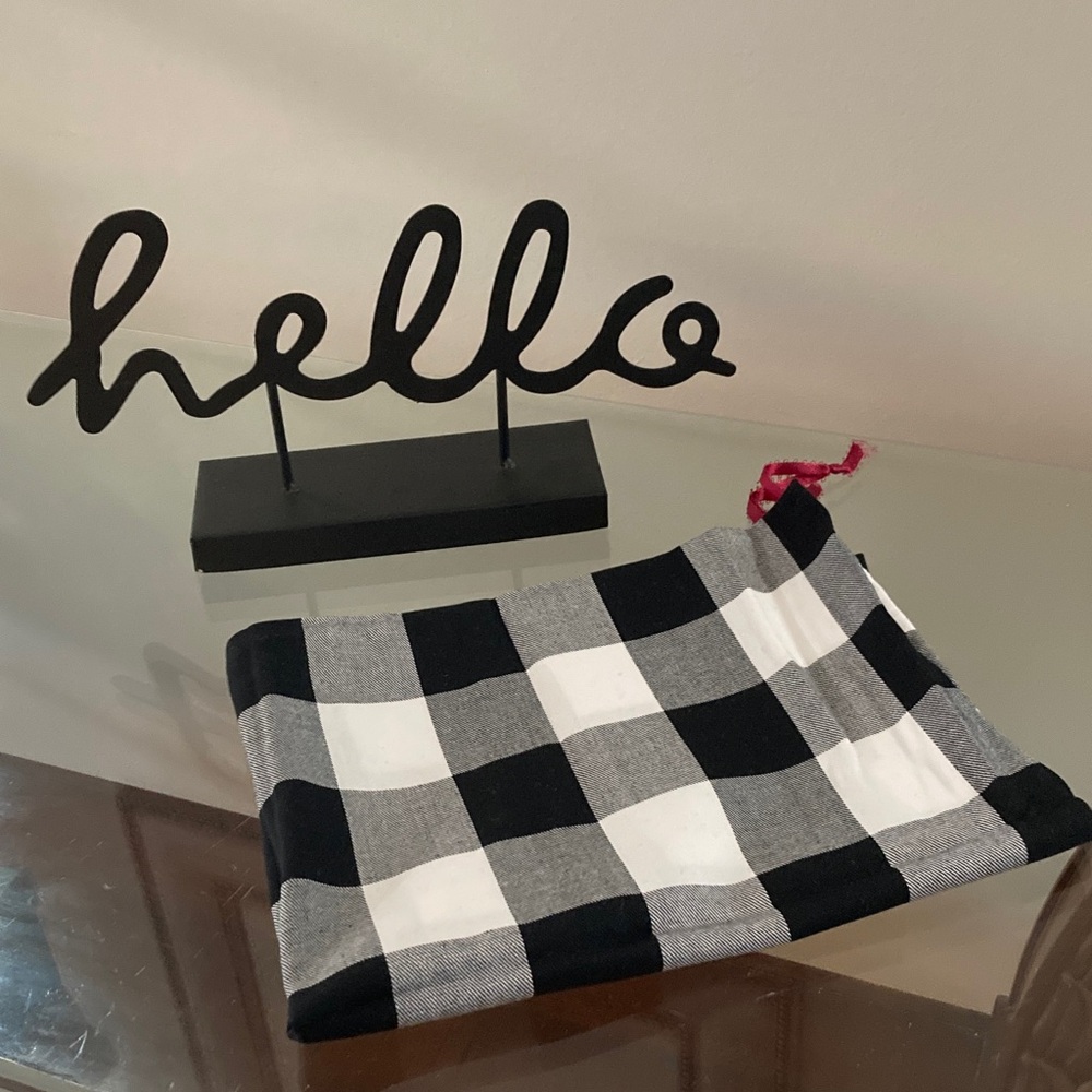 Dust Bag Handcrafted Plaid